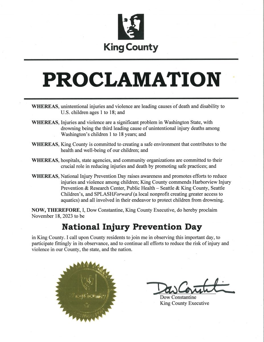 King County, WA Proclamation