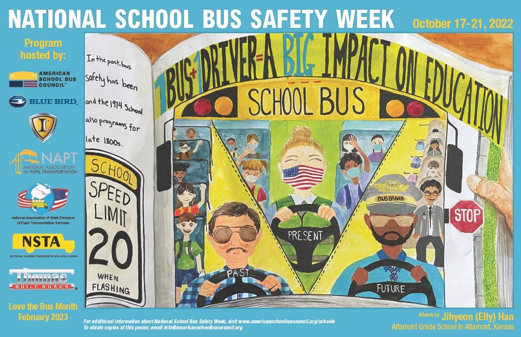 2022 National School Bus Safety Week Poster