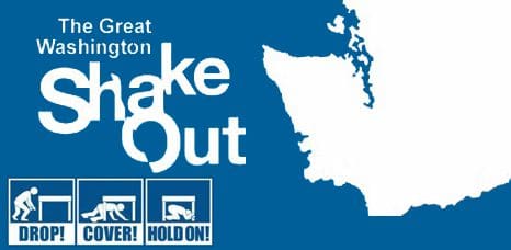 The Great Washington ShaKeOut, DROP! COVER! HOLD ON!