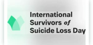 Logo for International Survivors of Suicide Loss Day
