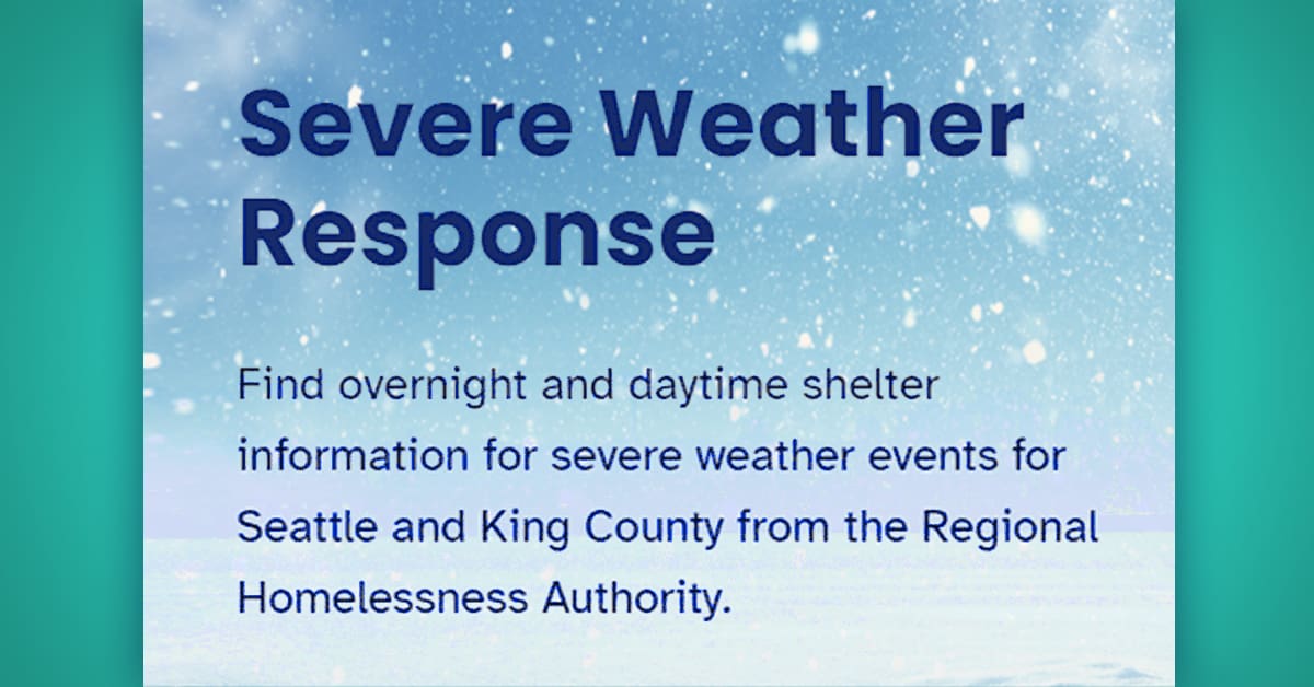 Overnight & Daytime Emergency Winter Shelters in Seattle & King County