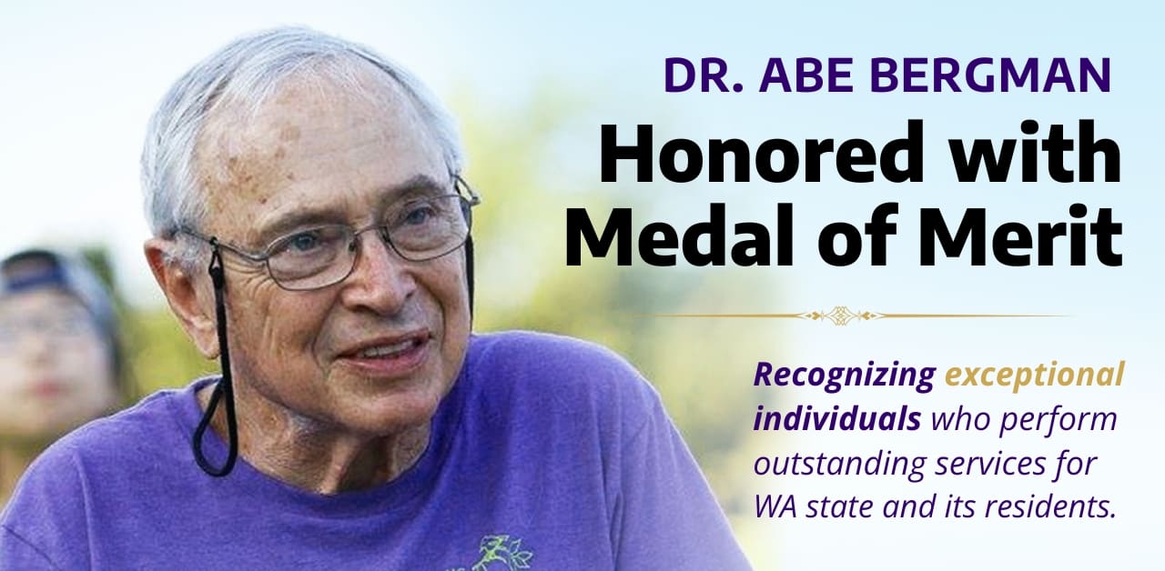 Dr. Abe Bergman honored with Medal of Merit